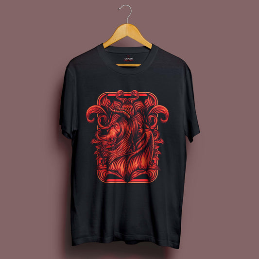 Demon Girl T-Shirt - Crimson x Design