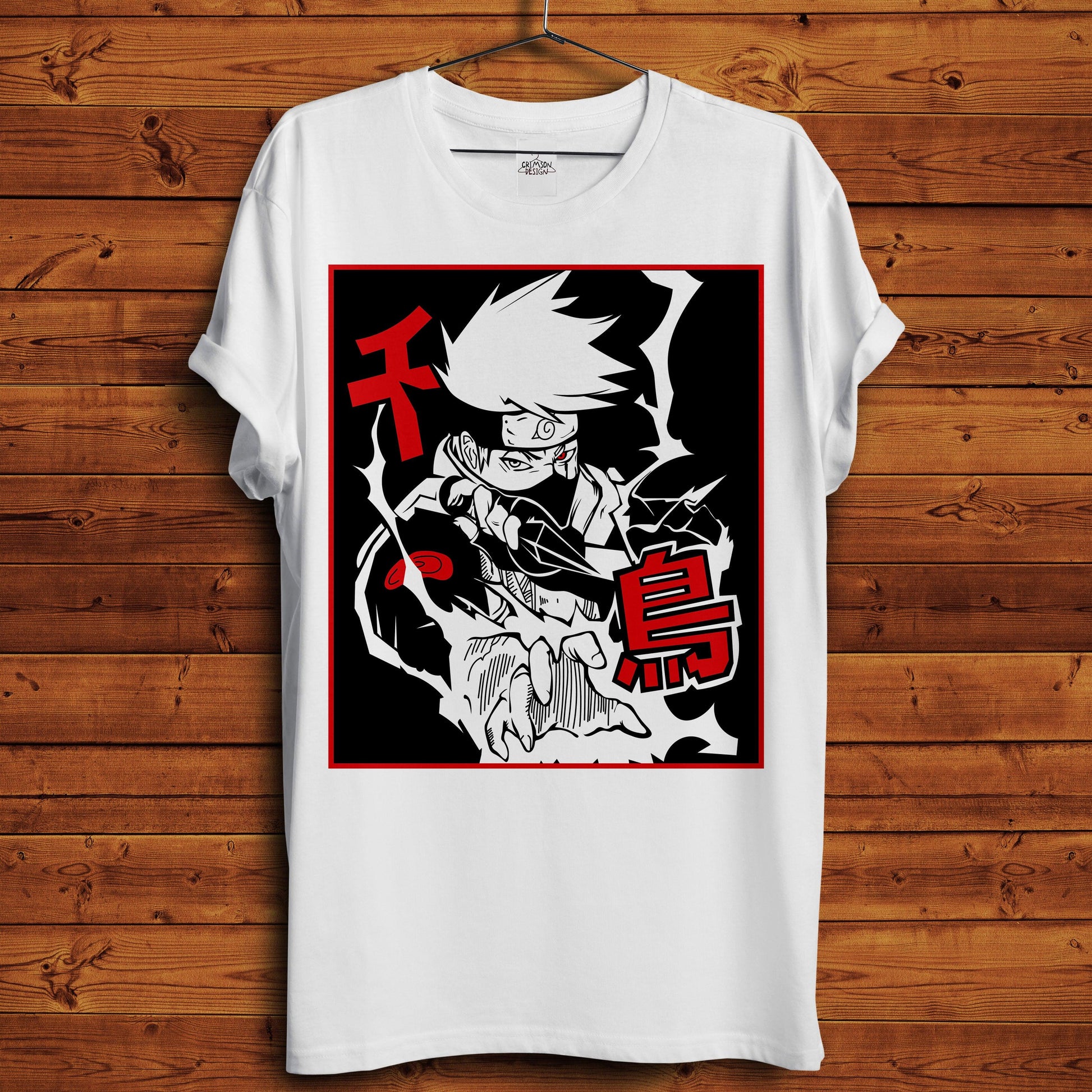 Kakashi - T-Shirt - Crimson x Design