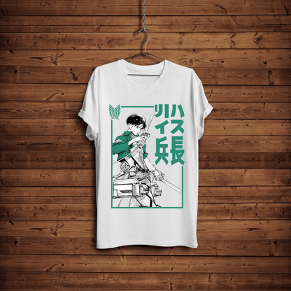 Squad Captain Levi T-Shirt - Crimson x Design