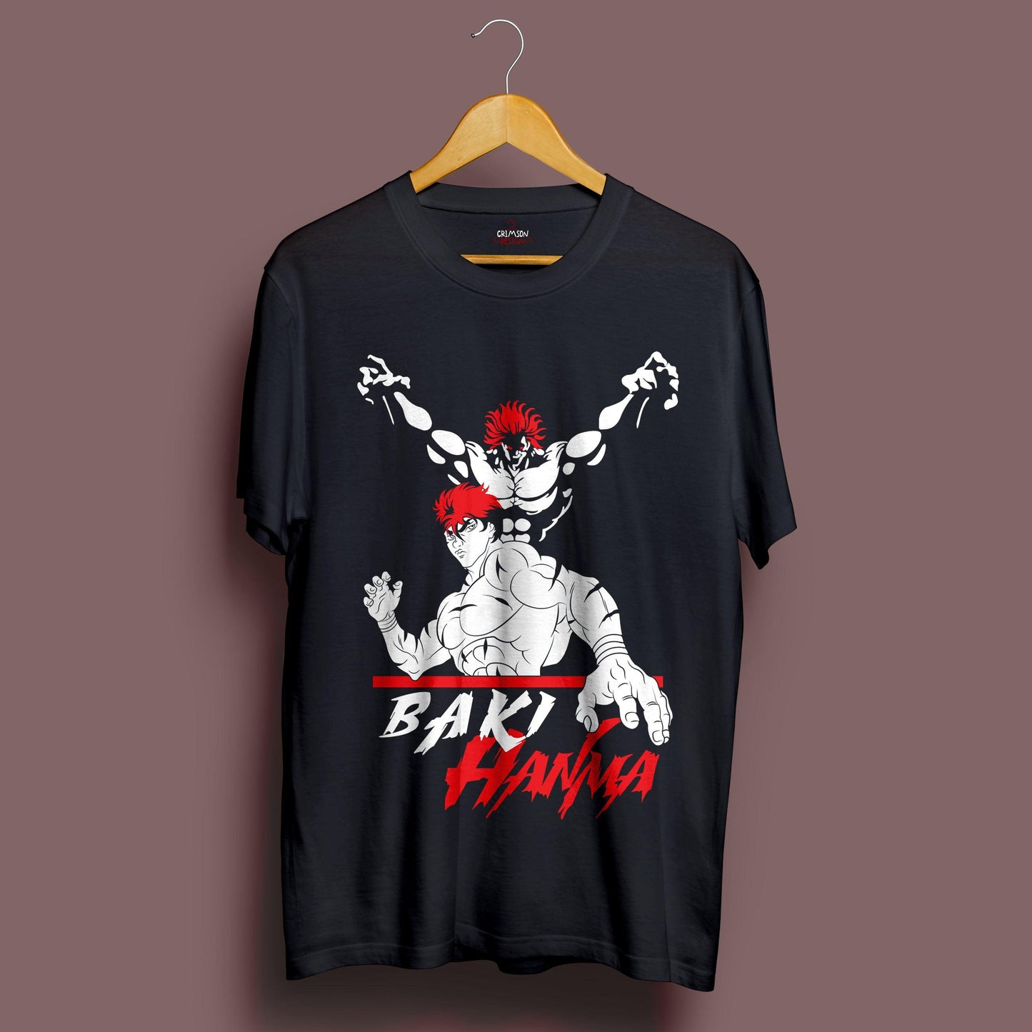 Baki T-Shirt - Crimson x Design