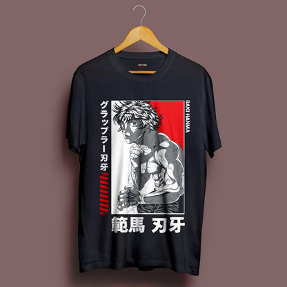 Baki T-Shirt - Crimson x Design