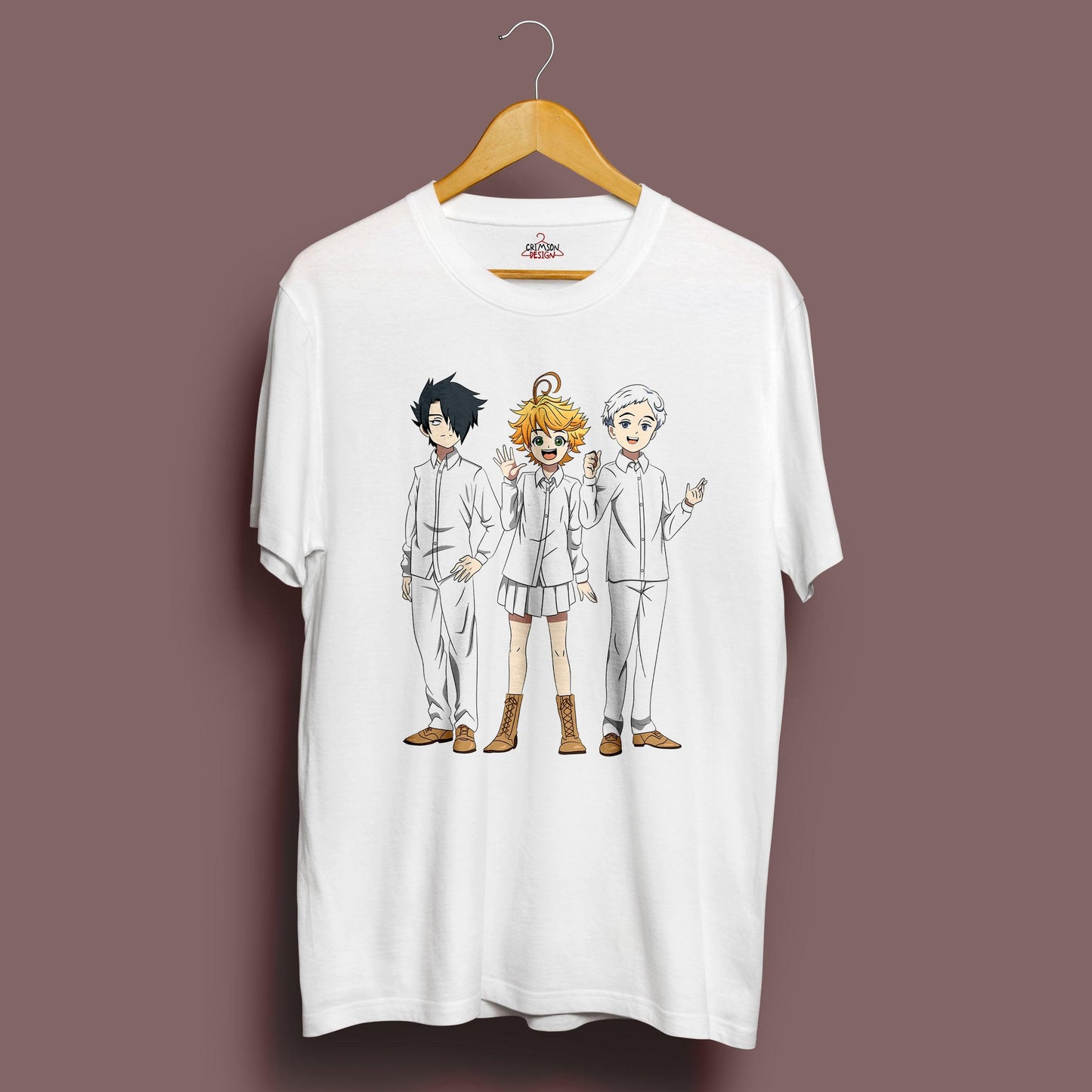 The Promised Neverland T-Shirt - Crimson x Design