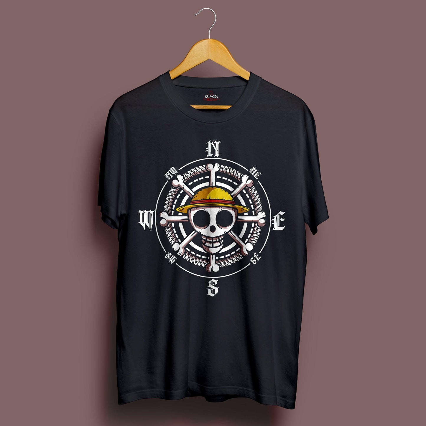 One Piece T-Shirt - Crimson x Design