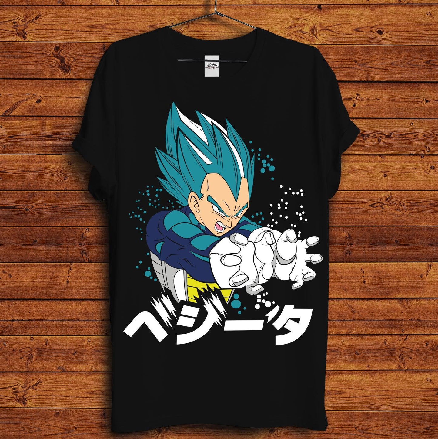 Vegeta Final Flash T-Shirt - Crimson x Design