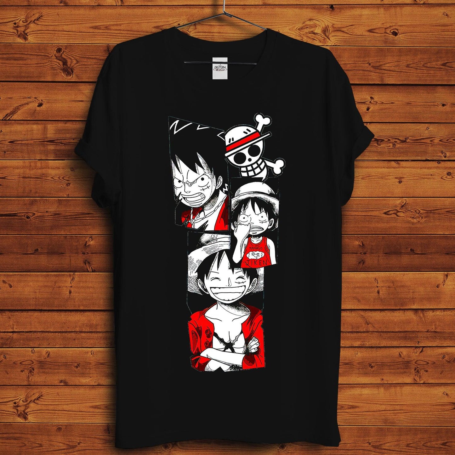 Luffy T-Shirt - Crimson x Design