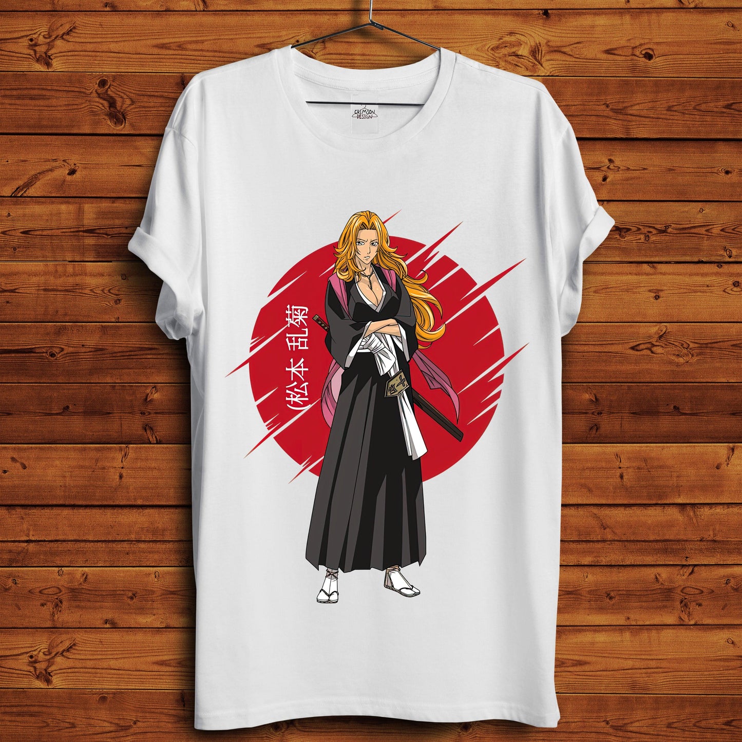 Rangiku T-Shirt - Crimson x Design