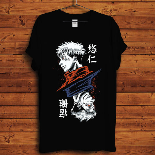 Itadori x Sukuna T-Shirt - Crimson x Design