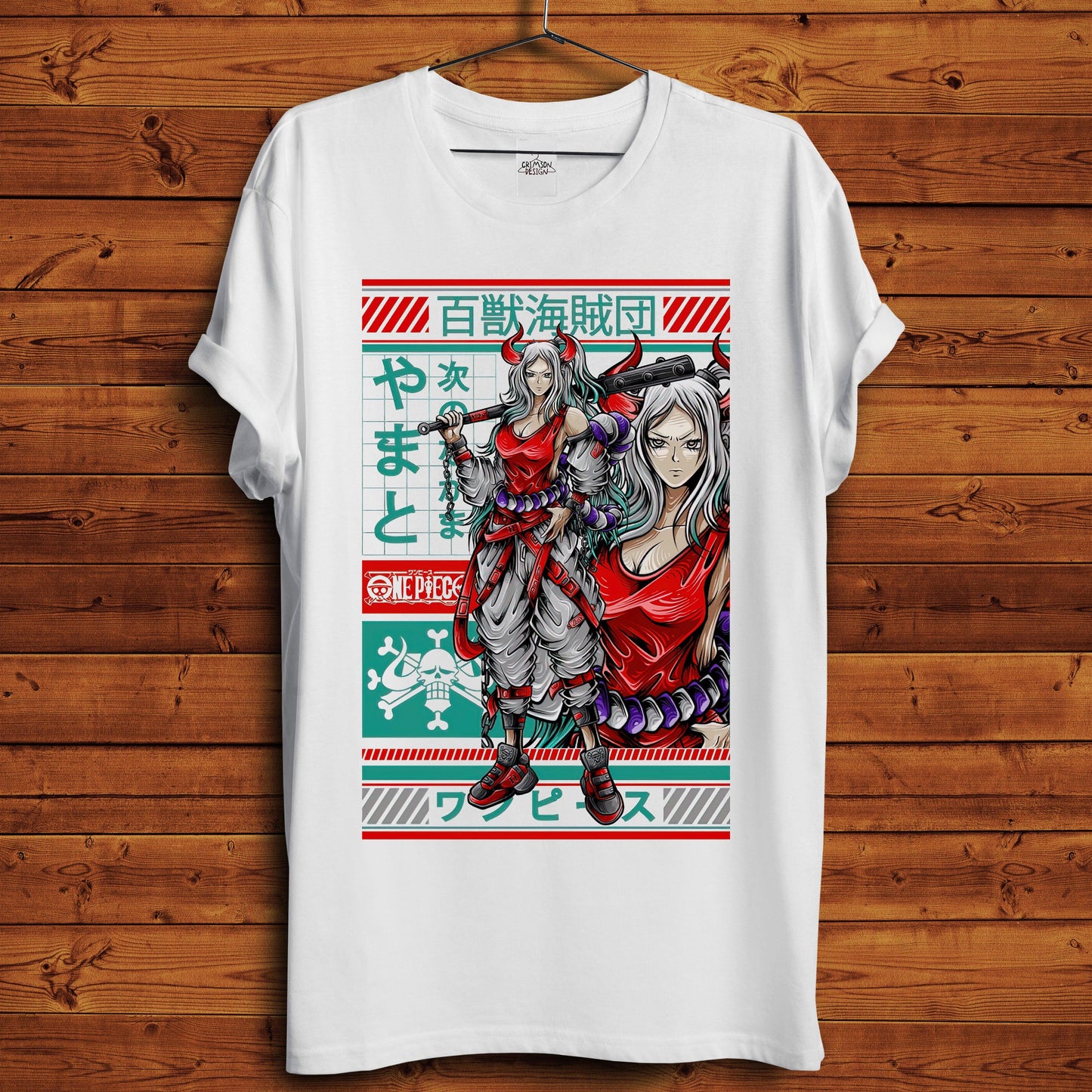 Yamato T-Shirt - Crimson x Design