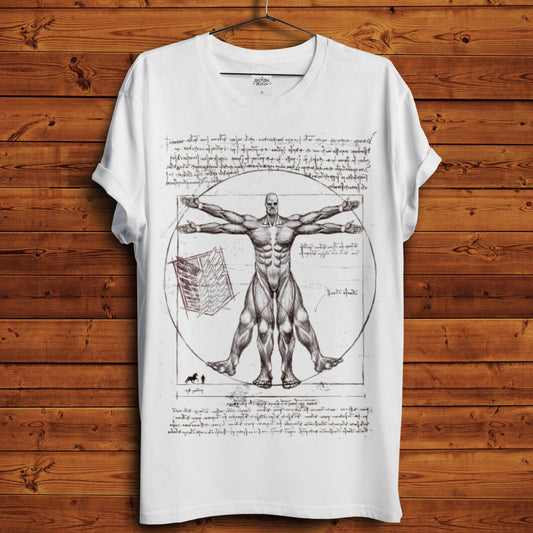 Colossal Titan Notes - T-Shirt - Crimson x Design