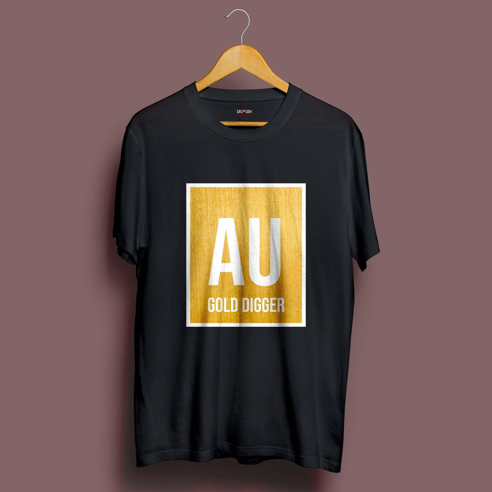 Gold Element T-Shirt - Crimson x Design