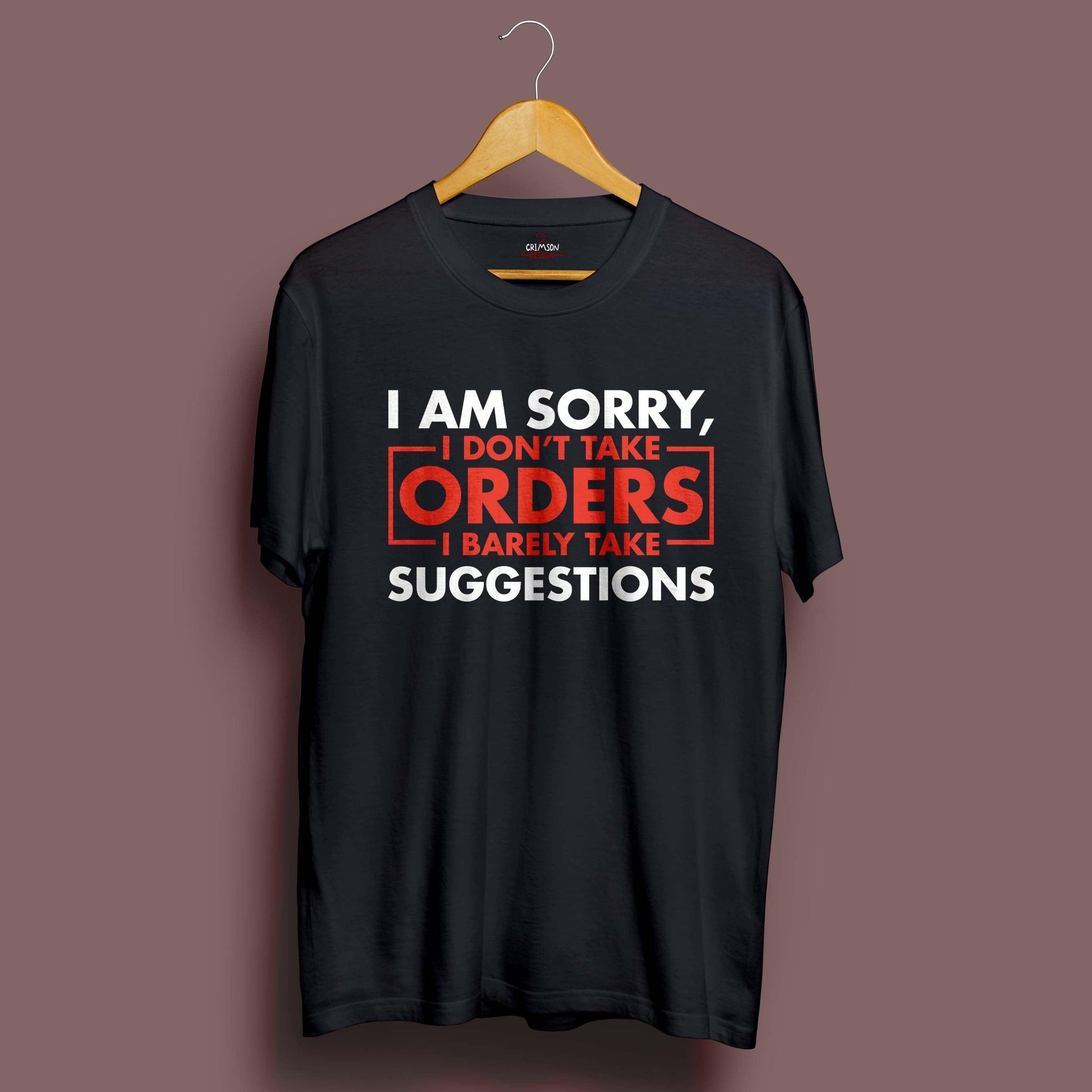 I Am Sorry T-Shirt - Crimson x Design