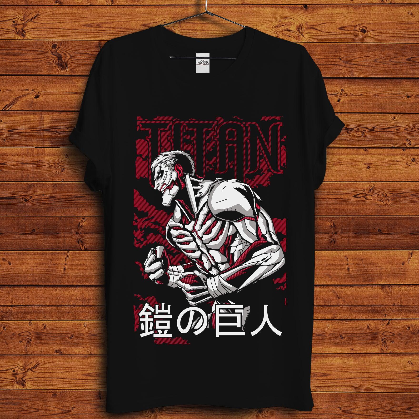 Armored Titan T-Shirt - Crimson x Design