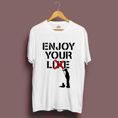 Enjoy Life T-Shirt - Crimson x Design