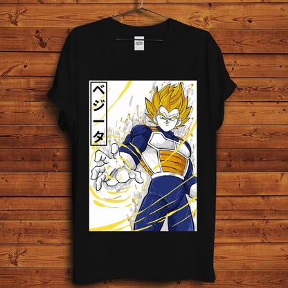 Vegeta T-Shirt - Crimson x Design