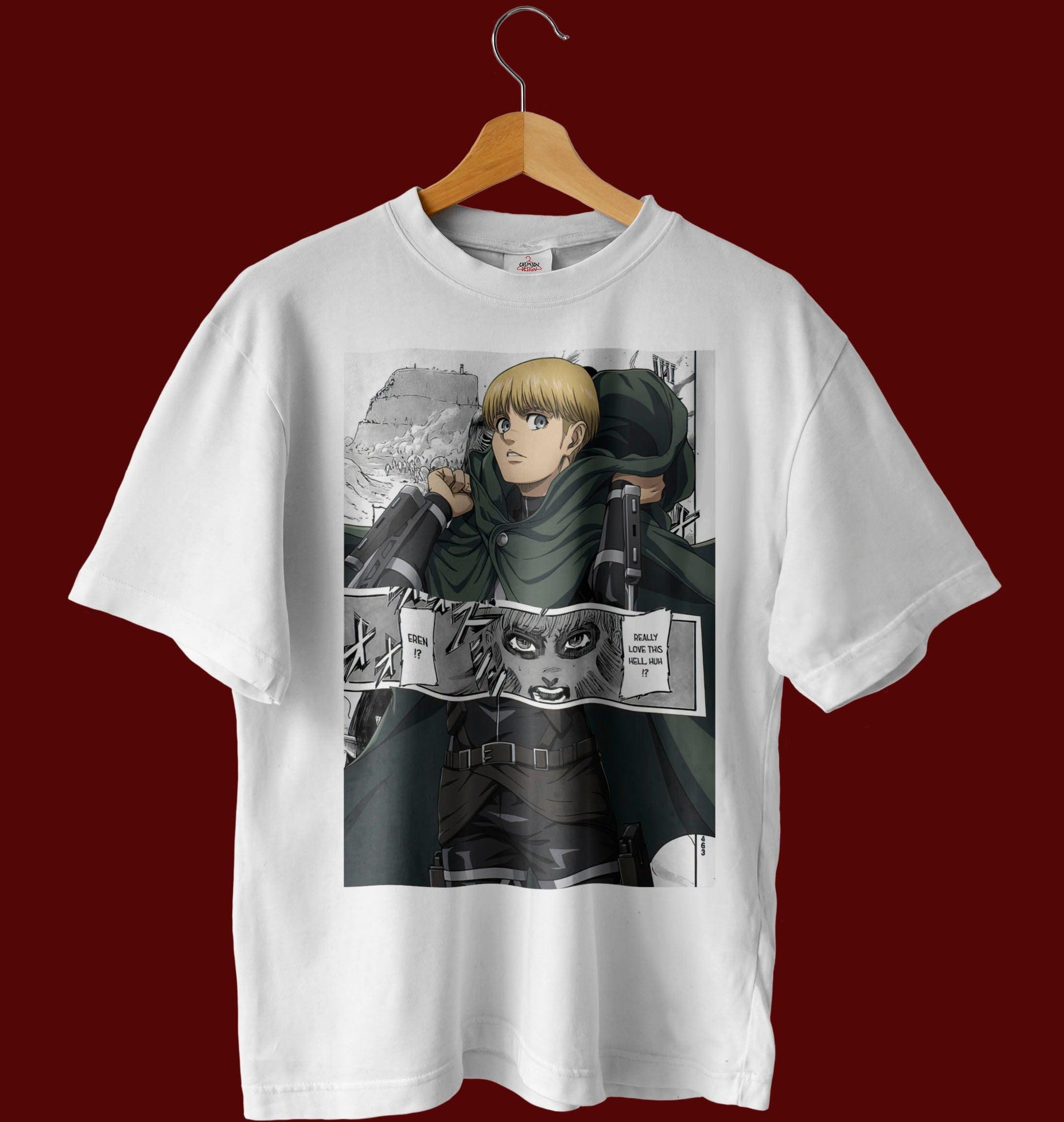 Armin - T-Shirt - Crimson x Design