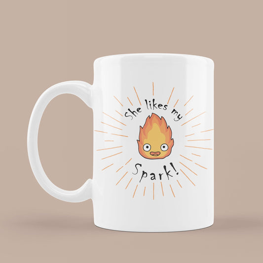 Calcifer Mug - Crimson x Design