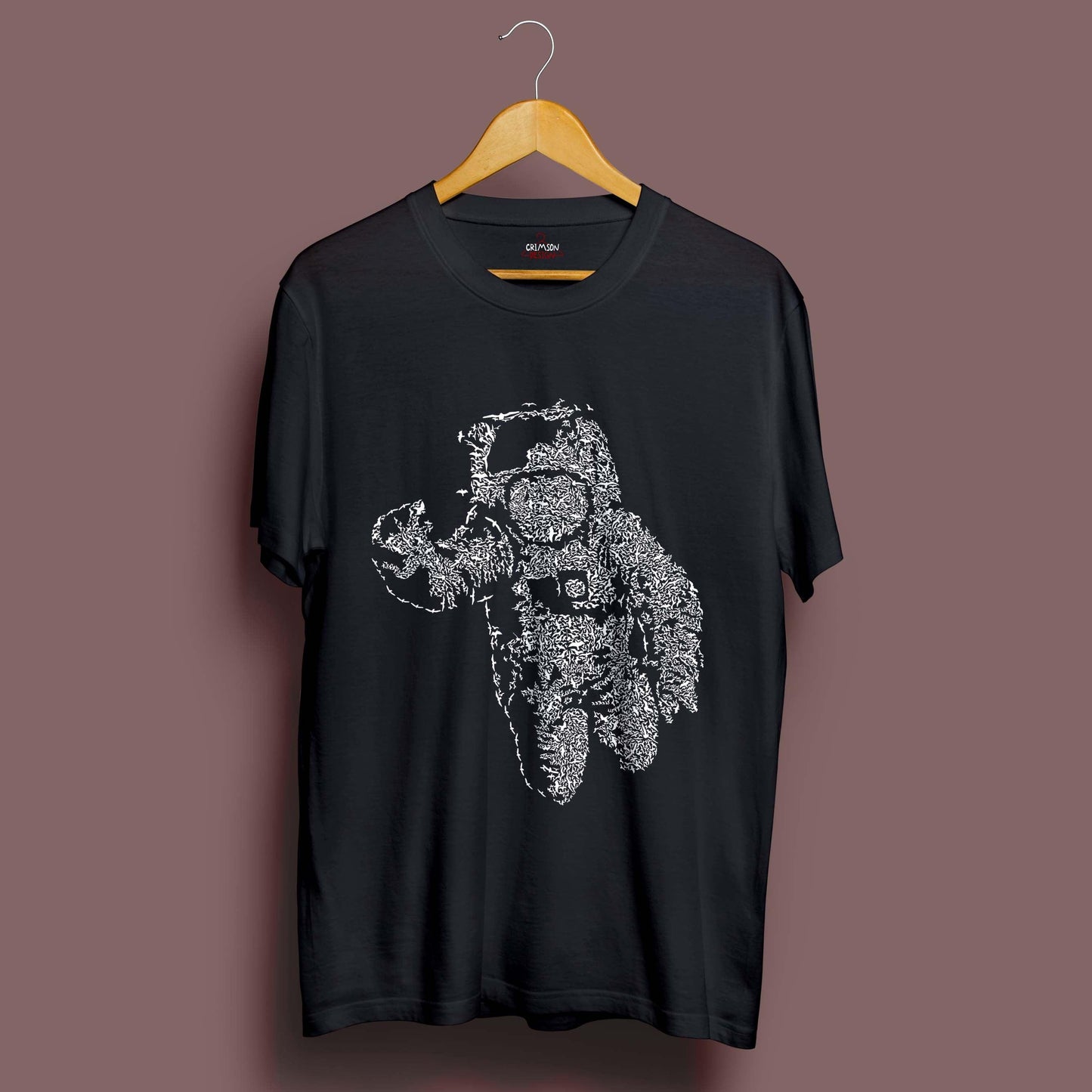 Astronaut T-Shirt - Crimson x Design