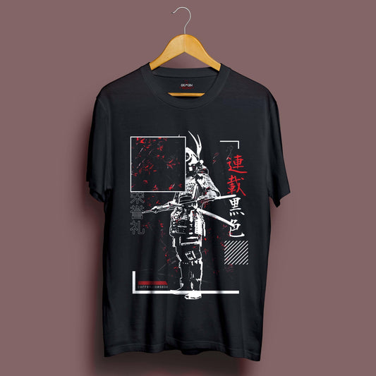 Samurai T-Shirt - Crimson x Design