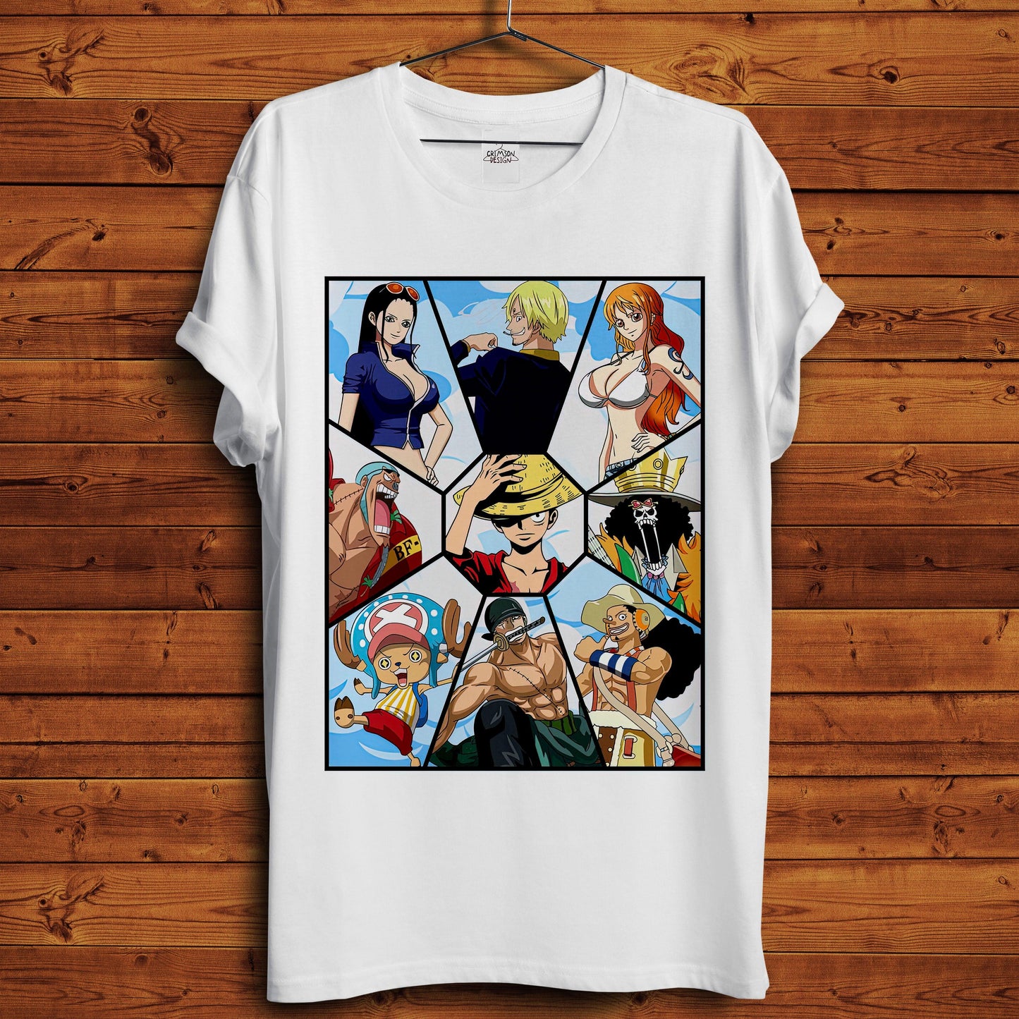 One Piece T-Shirt - Crimson x Design