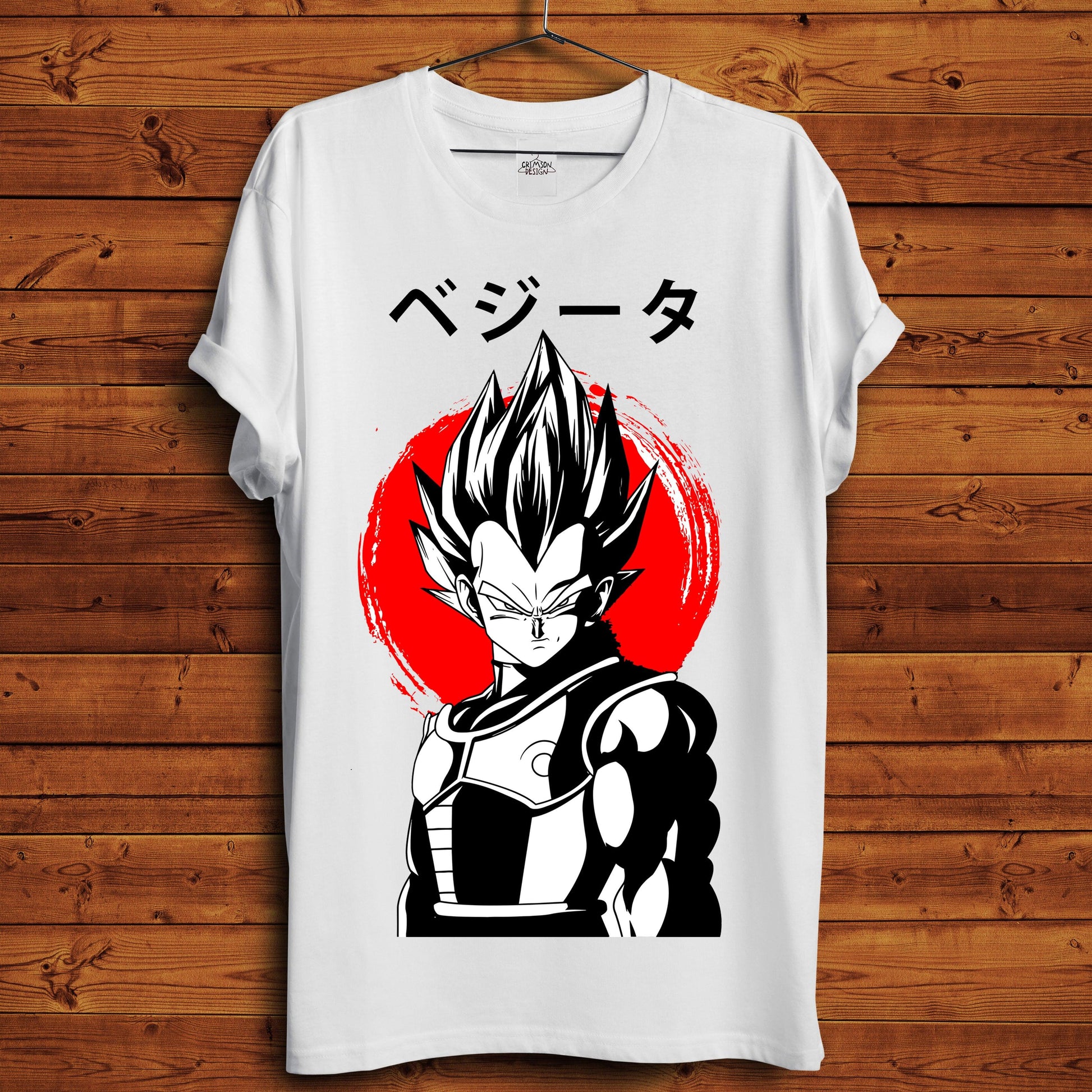 Vegeta T-Shirt - Crimson x Design