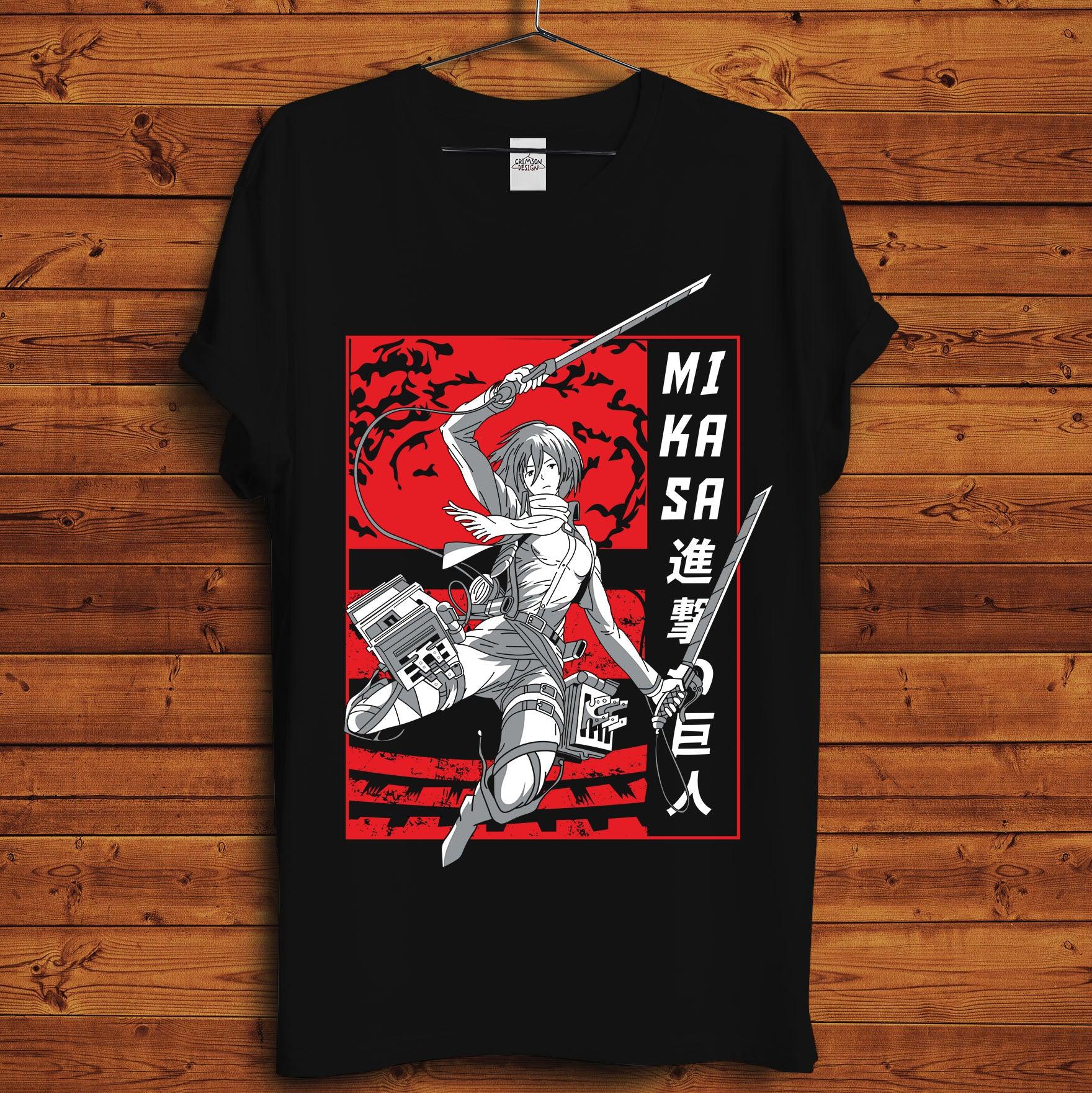 Mikasa T-Shirt - Crimson x Design