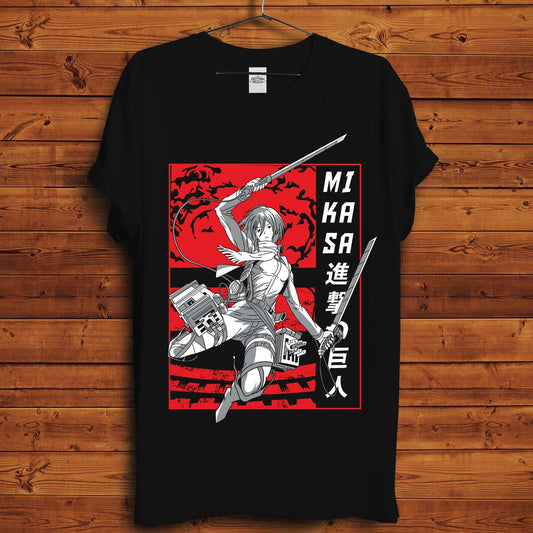 Mikasa T-Shirt - Crimson x Design