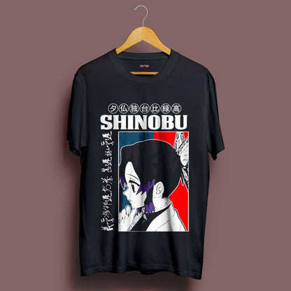 Retro Shinobu T-Shirt - Crimson x Design