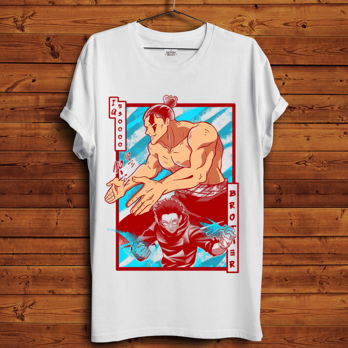 Itadori x Todo T-Shirt - Crimson x Design