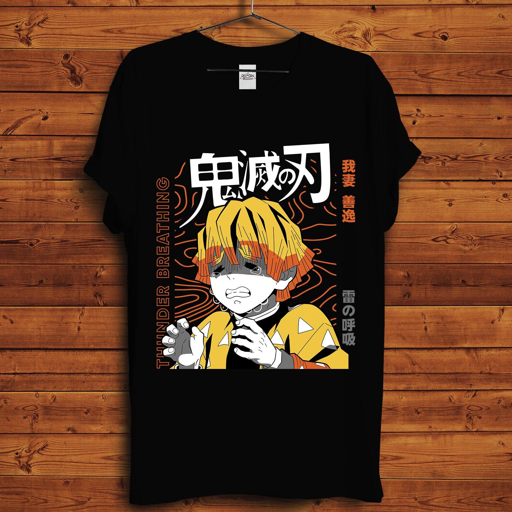 Zenitsu T-Shirt - Crimson x Design