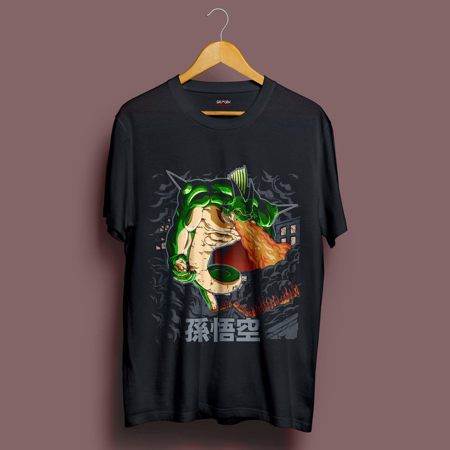 Retro Porunga T-Shirt - Crimson x Design