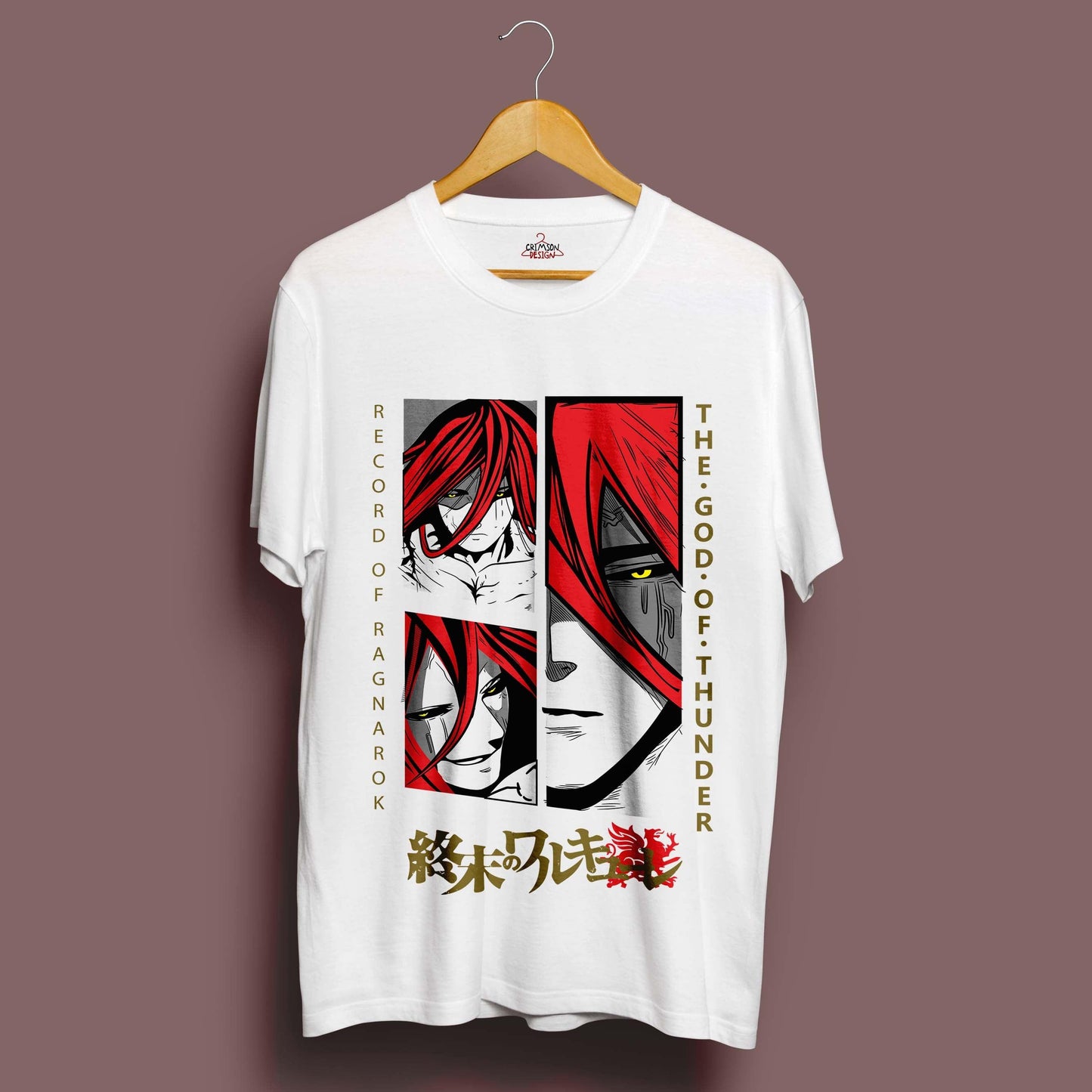 Record of Ragnarok T-Shirt - Crimson x Design