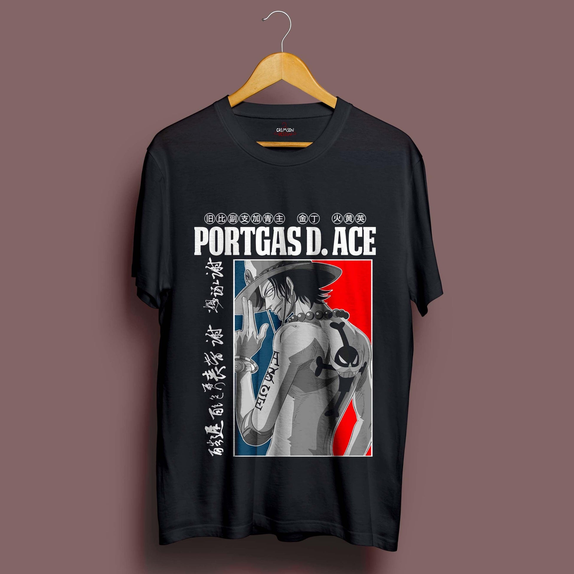 Retro Ace T-Shirt - Crimson x Design