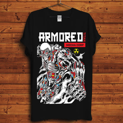 Armored Titan T-Shirt - Crimson x Design