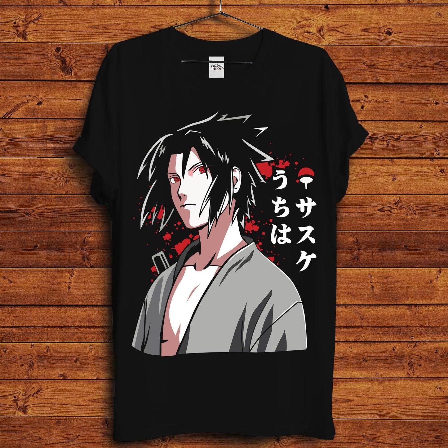 Sasuke T-Shirt - Crimson x Design