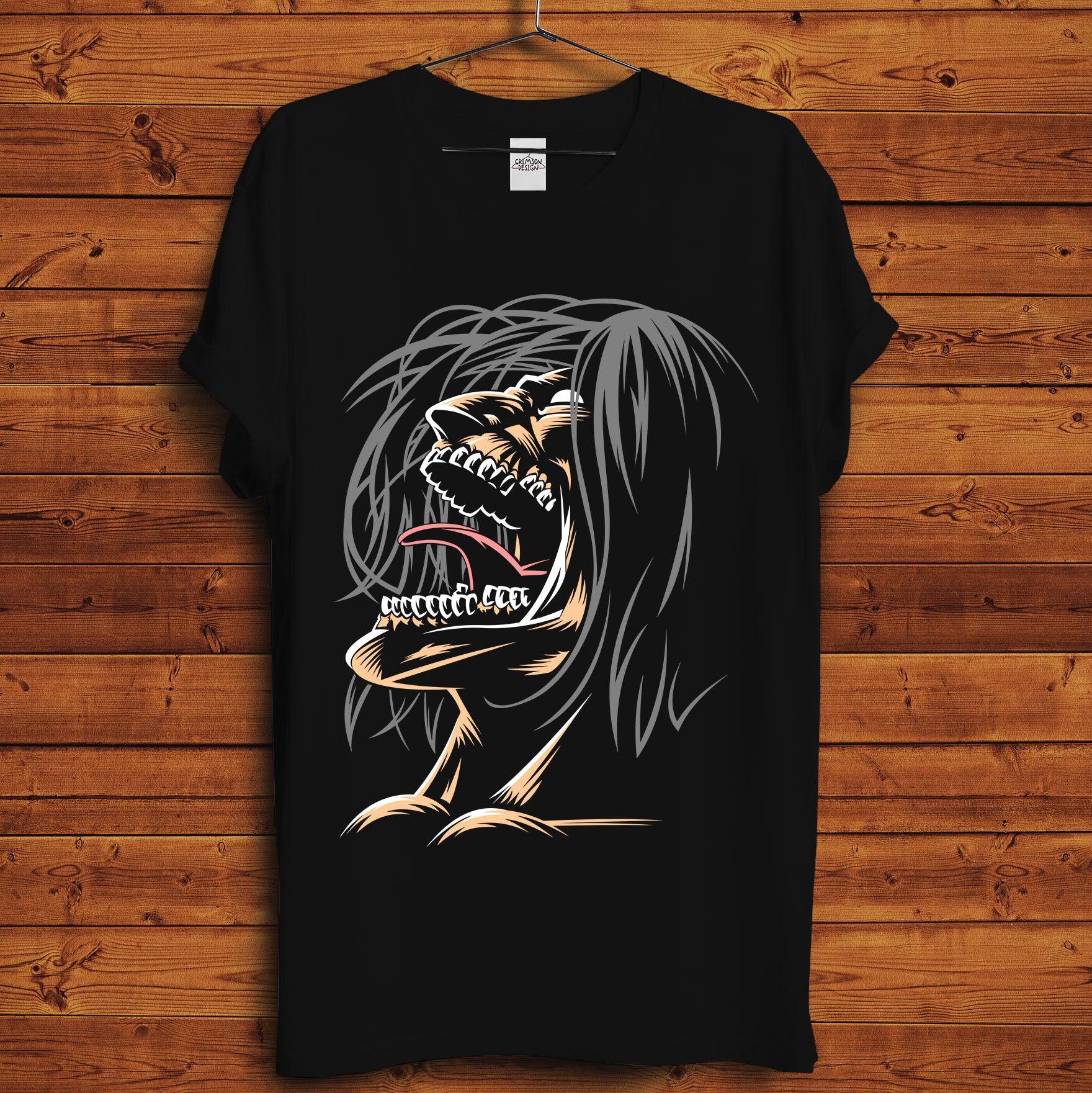 Attack Titan T-Shirt - Crimson x Design