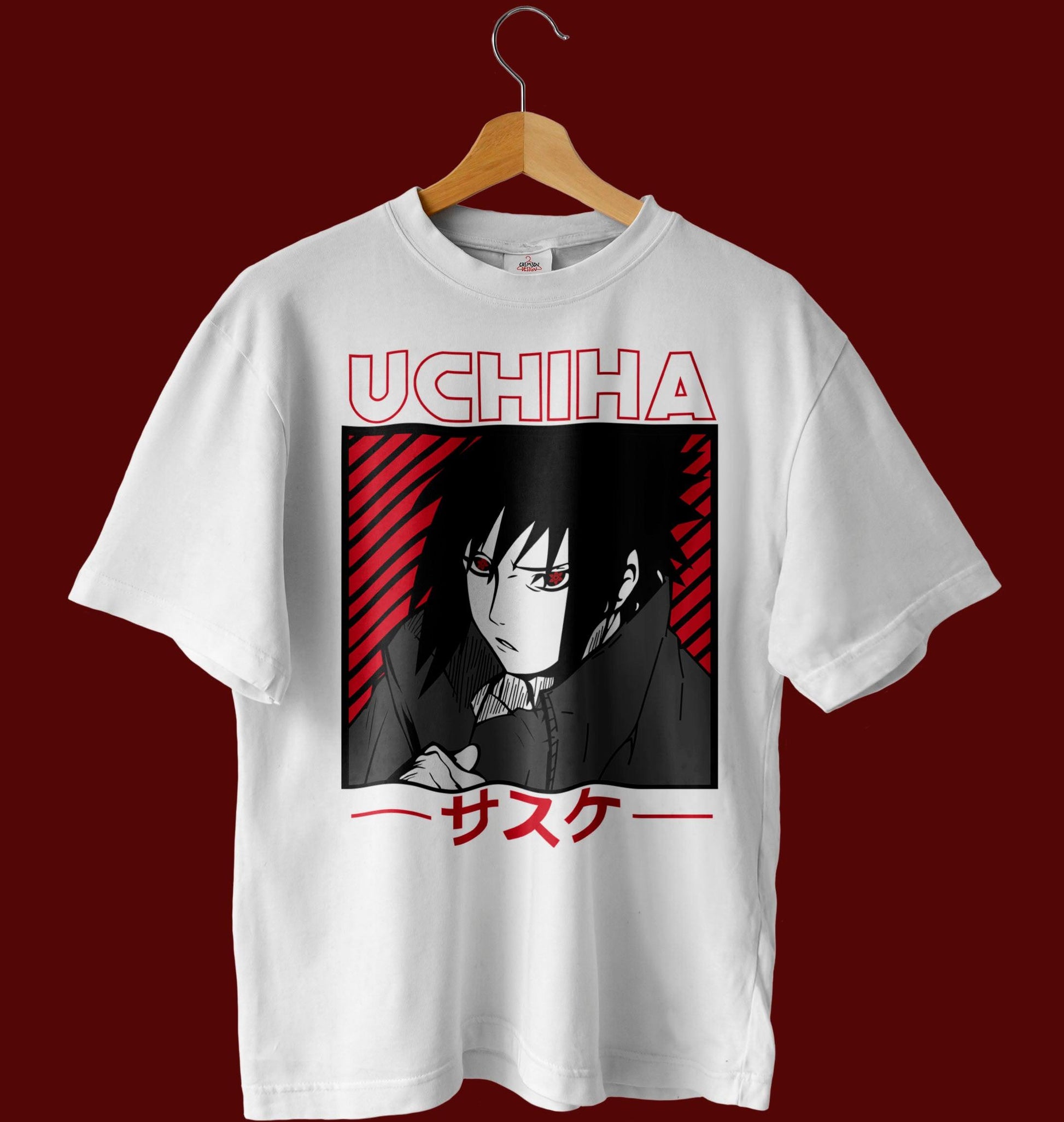 Sasuke - T-Shirt - Crimson x Design