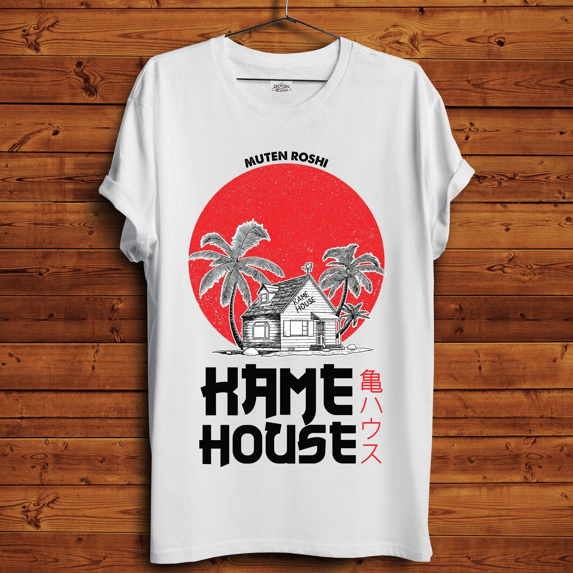 Kame House T-Shirt - Crimson x Design