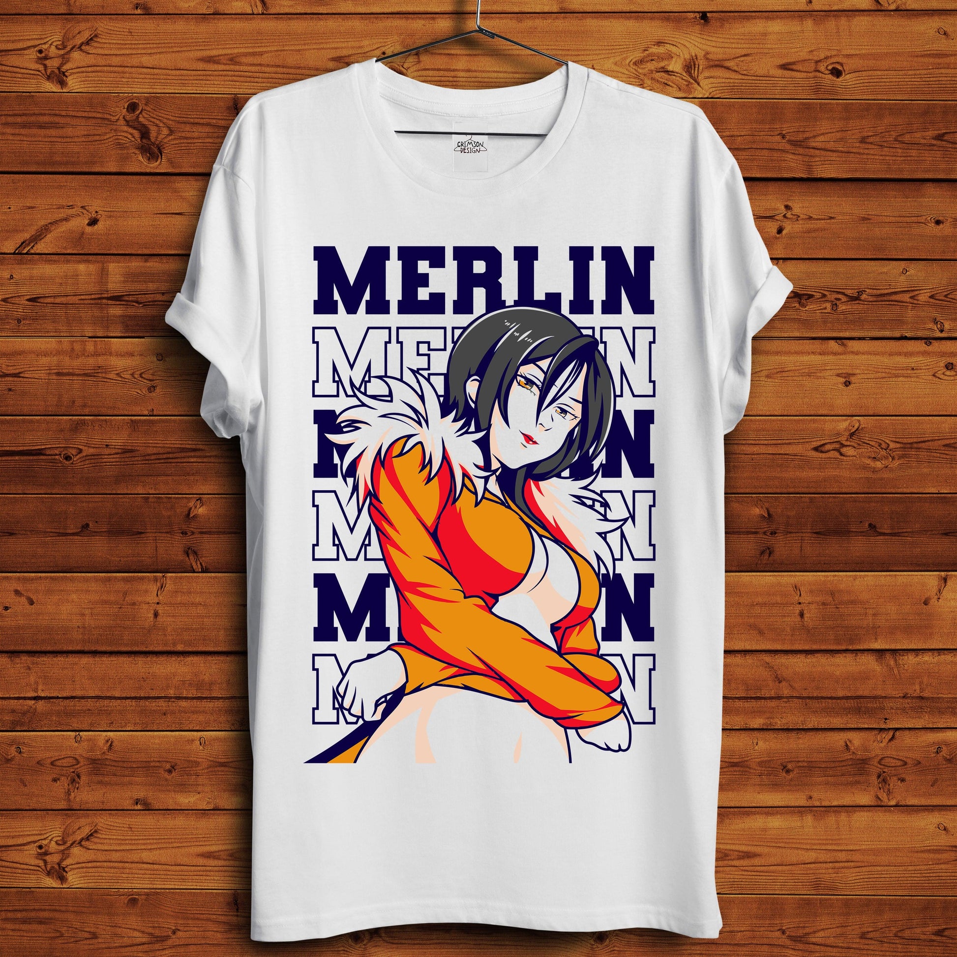 Merlin T-Shirt - Crimson x Design