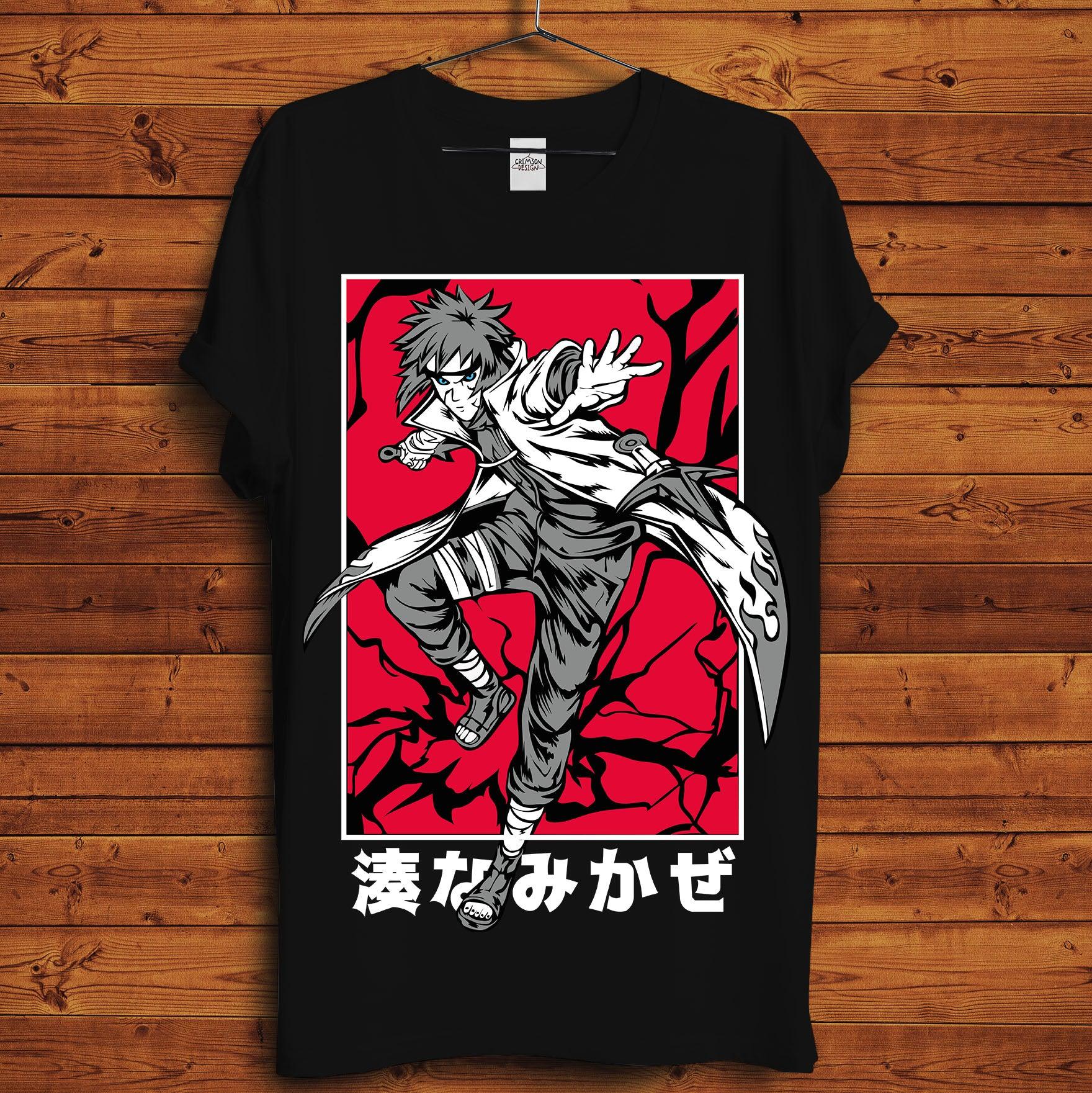 Minato - T-Shirt - Crimson x Design