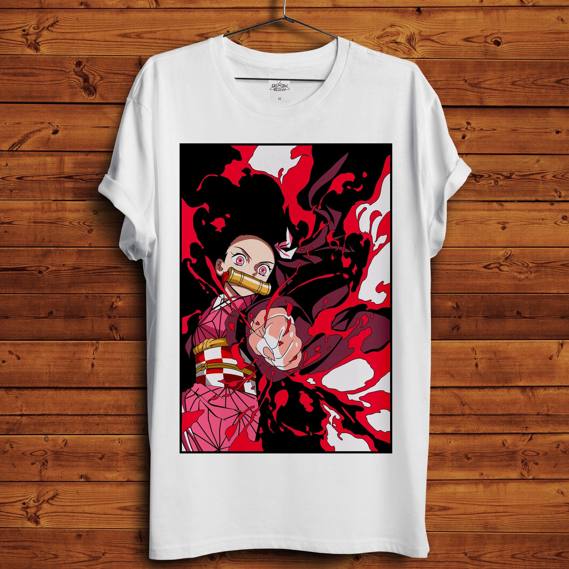 Nezuko - T-Shirt - Crimson x Design