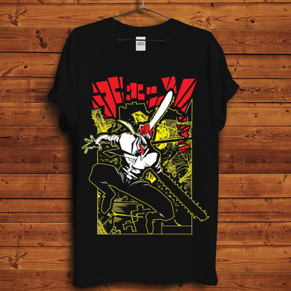 Chainsaw Man T-Shirt - Crimson x Design