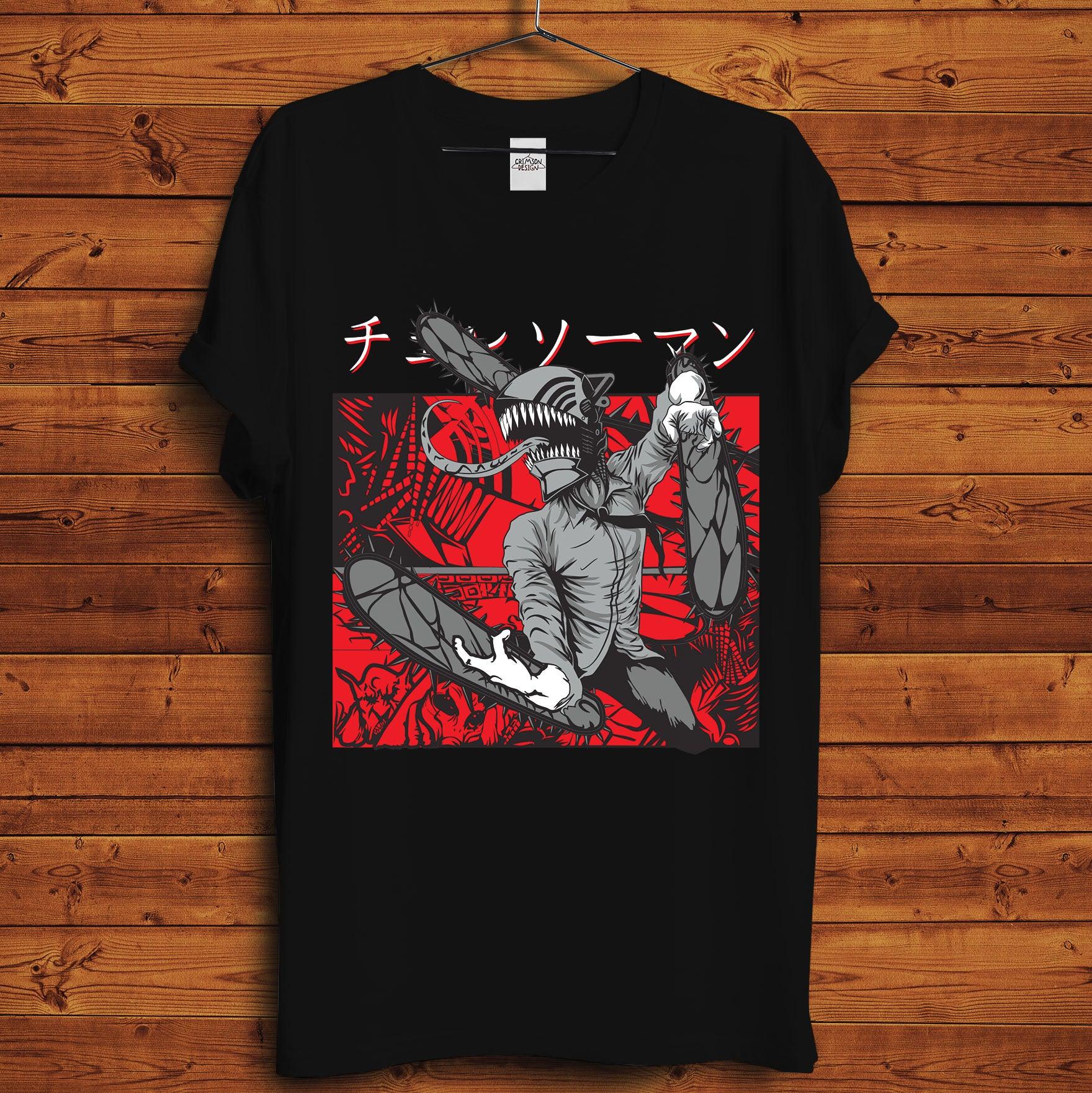 Chainsaw Man T-Shirt - Crimson x Design