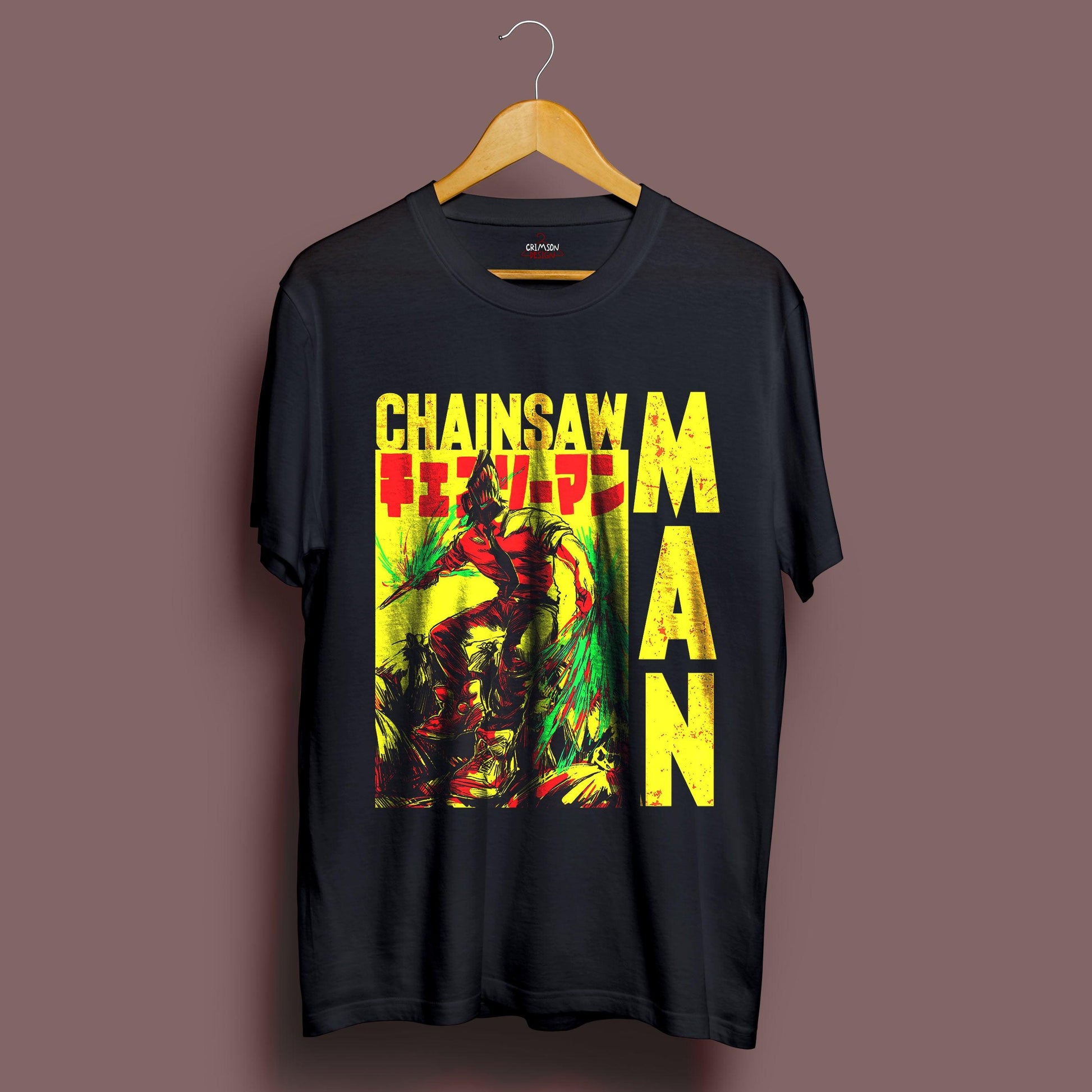 Chainsaw Man T-Shirt - Crimson x Design