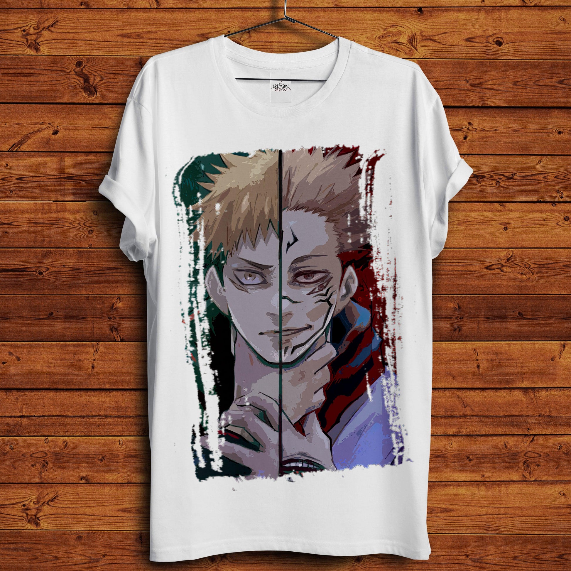 Yuji x Sukuna - T-Shirt - Crimson x Design