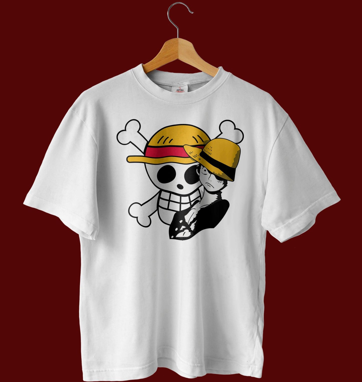 Luffy - T-Shirt - Crimson x Design