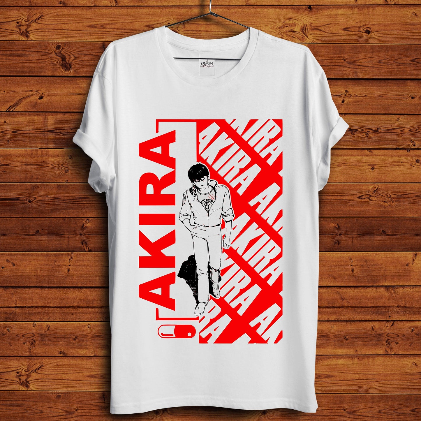 Akira T-Shirt - Crimson x Design