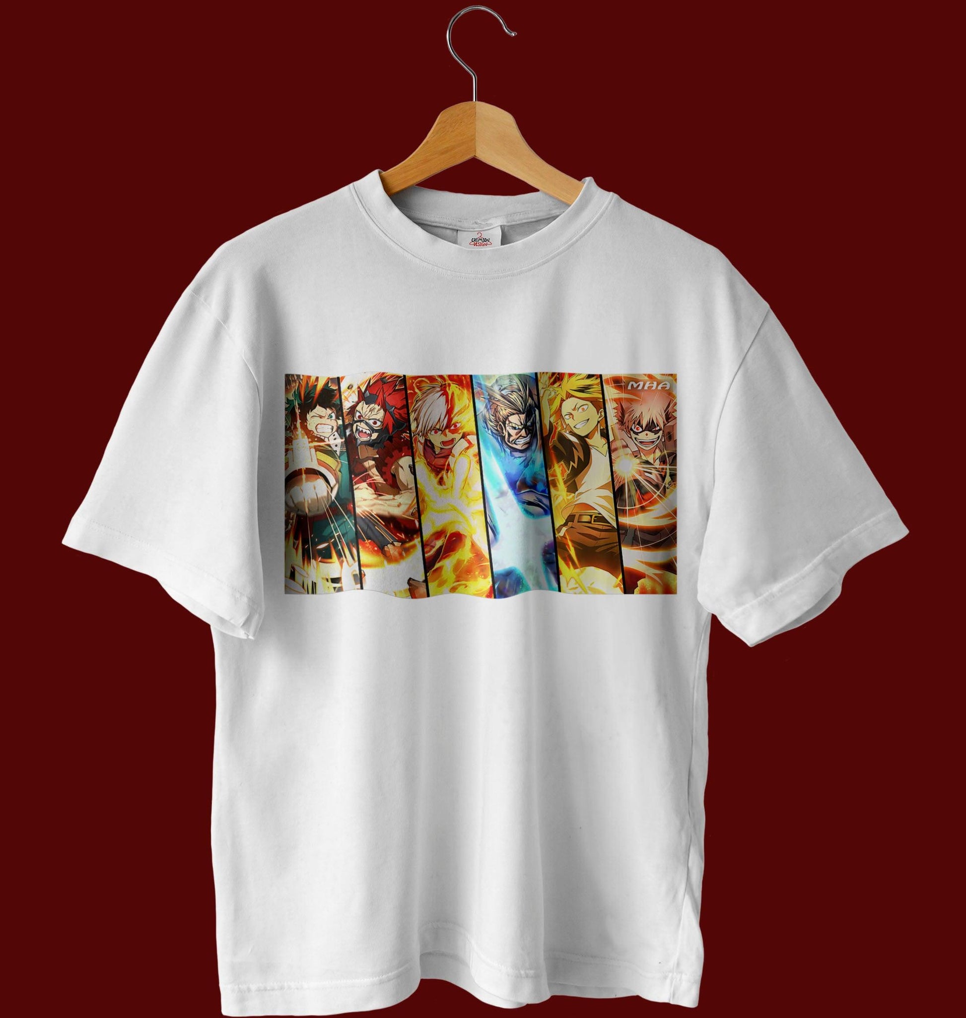 Heroes - T-Shirt - Crimson x Design