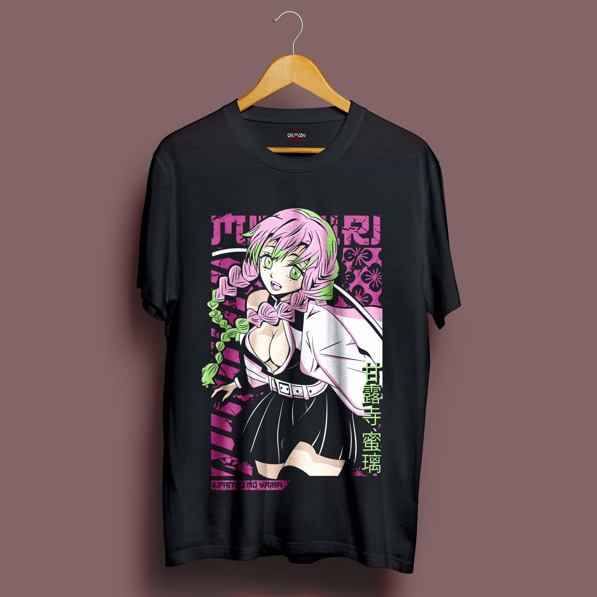 Mitsuri Kanroji T-Shirt - Crimson x Design