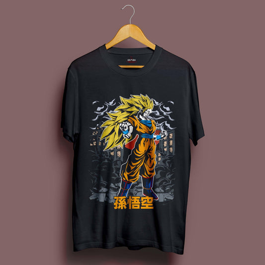 Retro Goku T-Shirt - Crimson x Design