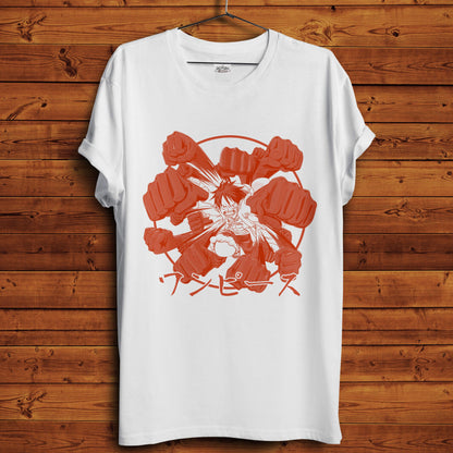 Luffy T-Shirt - Crimson x Design